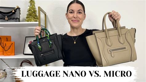 celine bag nano vs micro|celine nano luggage bag.